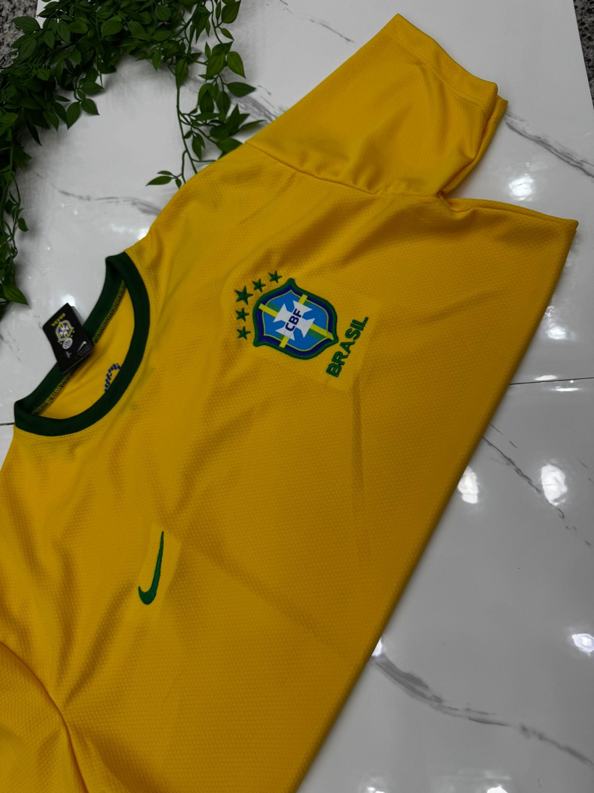 DRI FIT BRASIL '' Amarela/Verde ''