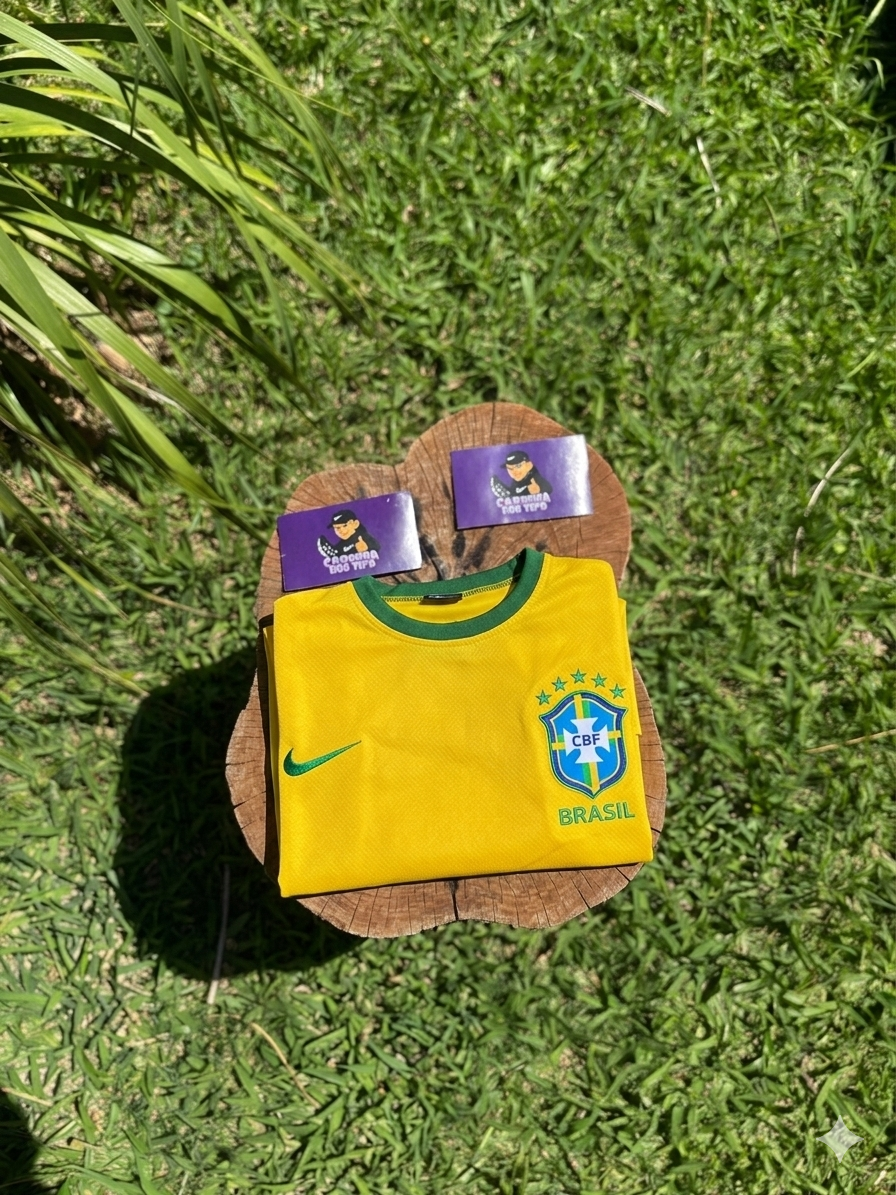 DRI FIT BRASIL '' Amarela/Verde ''
